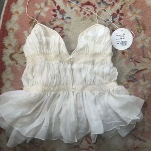 NWT Silk Chiffon Chloé top